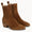 Our Beige suede calf leather Sciura chelsea boots - Picture 4 - Velasca