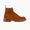 Our Tobacco brown suede calf leather Giasee country boots - Picture 5 - Velasca