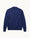 Our Inky blue 100% organic cotton Gradara cardigan - Picture 5 - Velasca