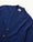 Our Inky blue 100% organic cotton Gradara cardigan - Picture 6 - Velasca